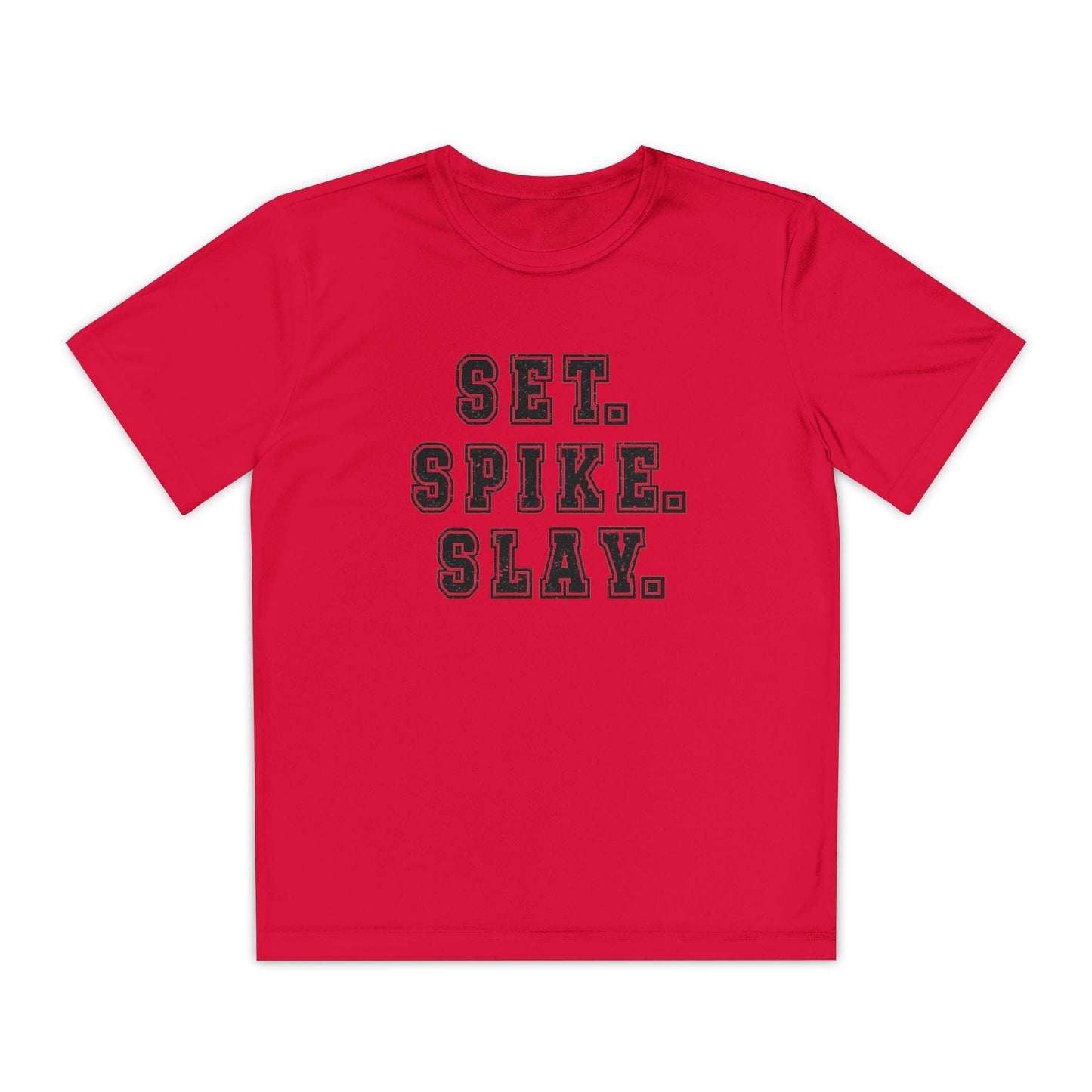 Set.Spike.Slay Youth Moisture Wicking Tee