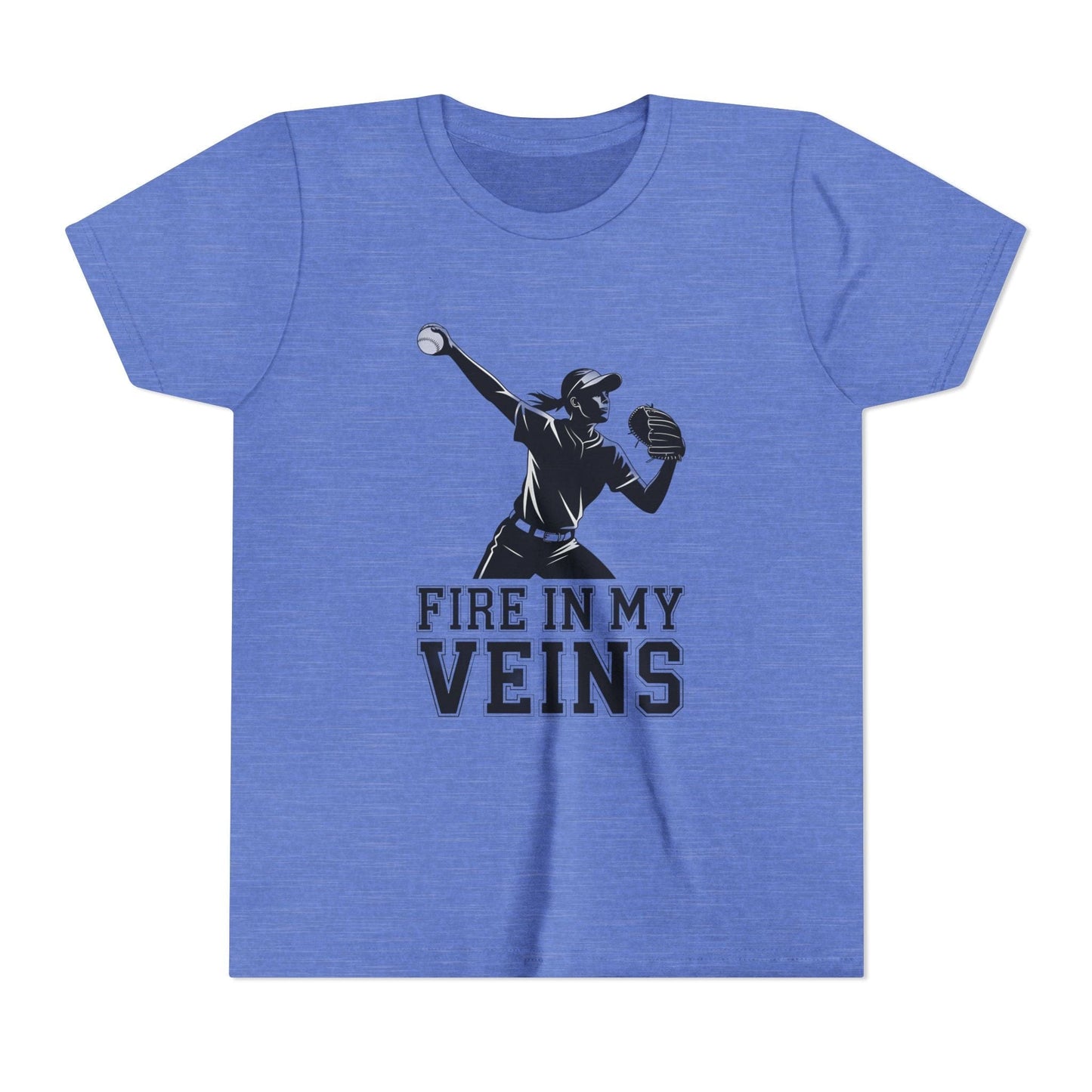 Fire In My Veins Youth Short Sleeve Tee