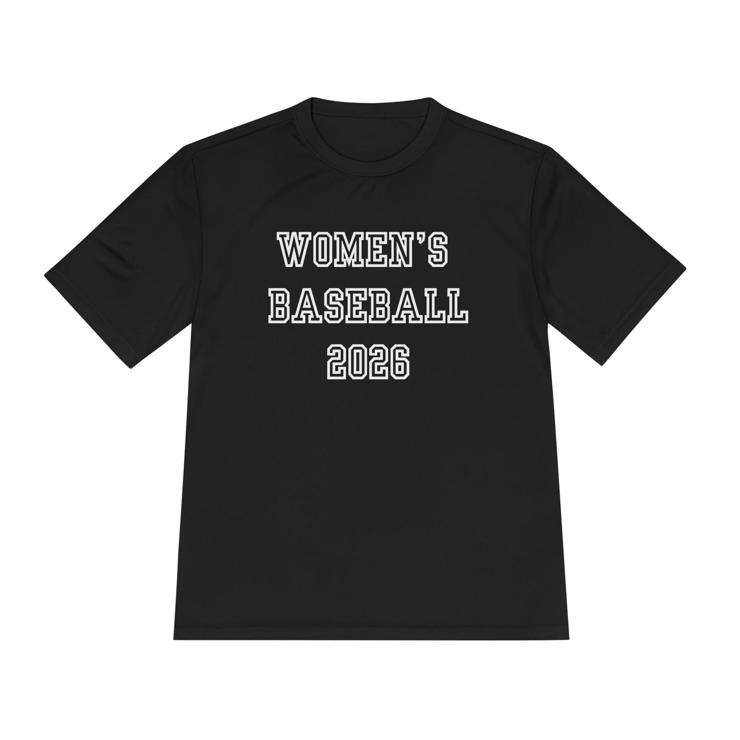 Women's Baseball 2026 Unisex Moisture Wicking Tee
