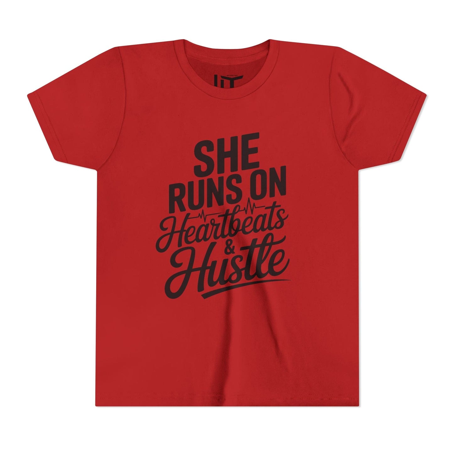 Heartbeats And Hustle Youth Short Sleeve Tee