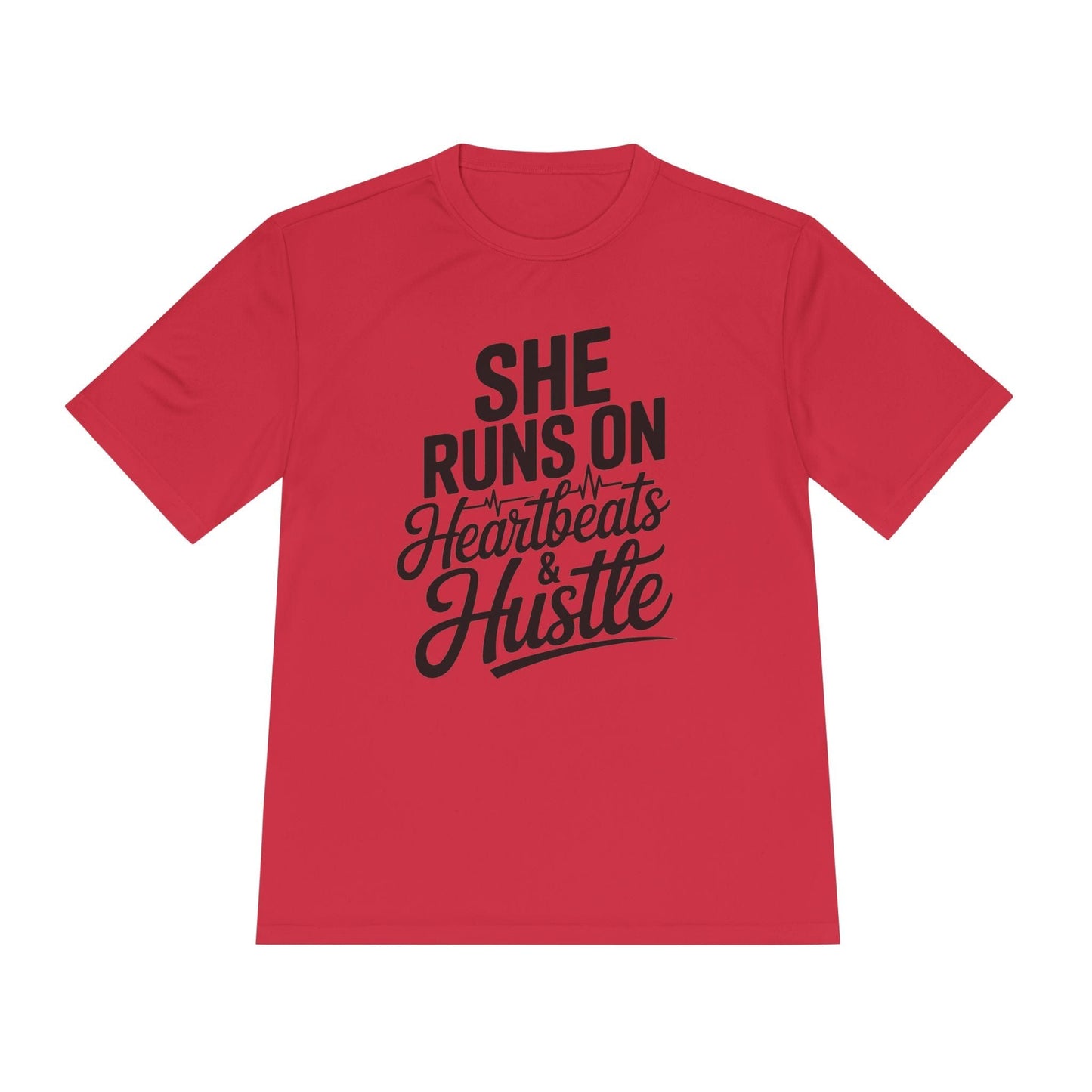 Heartbeats And Hustle Unisex Moisture Wicking Tee