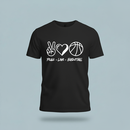 Peace • Love • Basketball T-Shirt