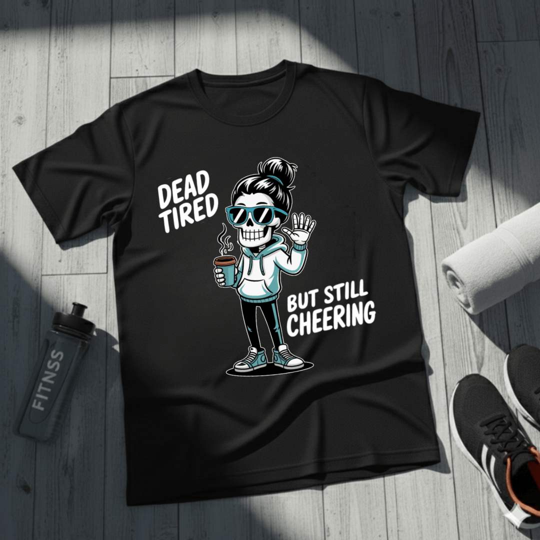 Dead Tired, Still Cheering T-Shirt