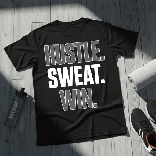 Hustle, Sweat, Win T-Shirt