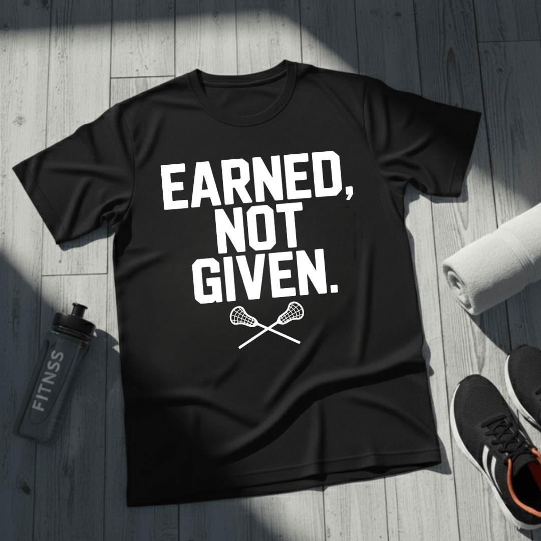 Earned Not Given Lacrosse T-Shirt