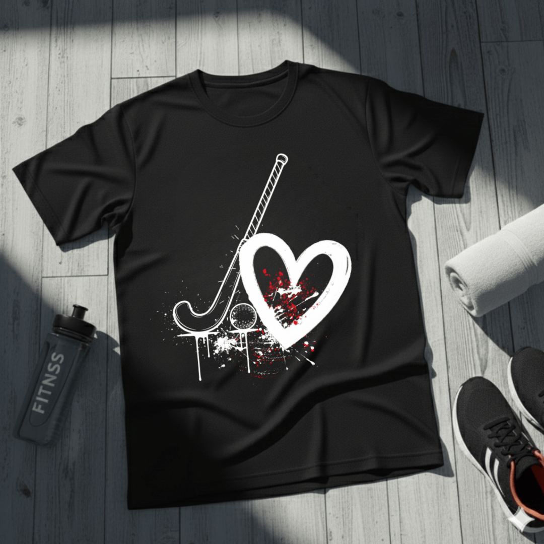 Field Hockey Is Her Heartbeat T-Shirt