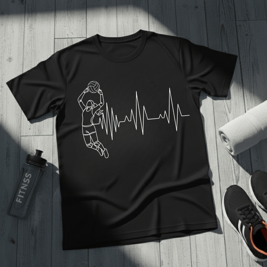 Volleyball Heartbeat T-Shirt