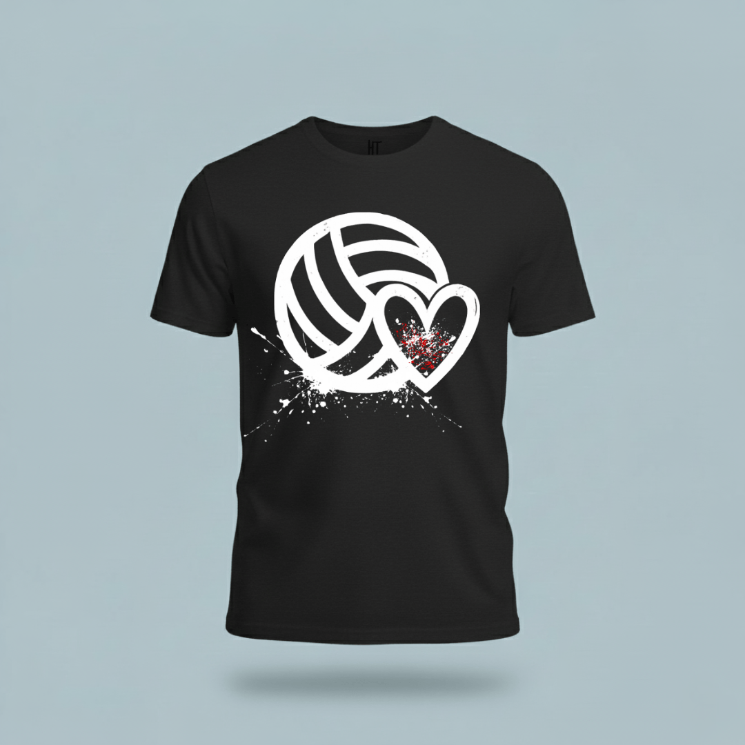 Volleyball Is Her Heartbeat T-Shirt