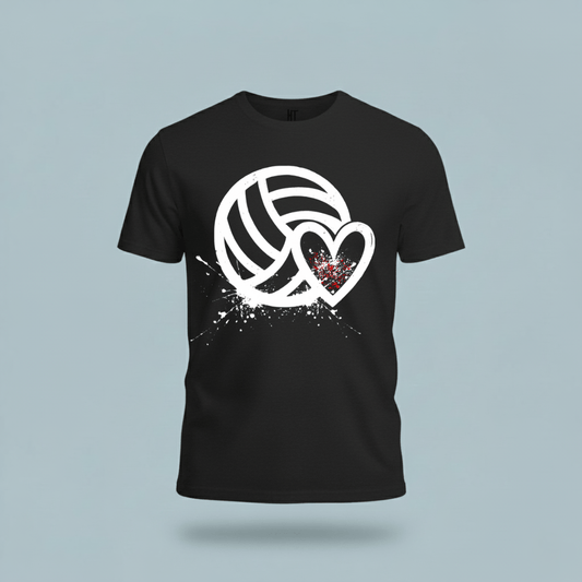 Volleyball Is Her Heartbeat T-Shirt