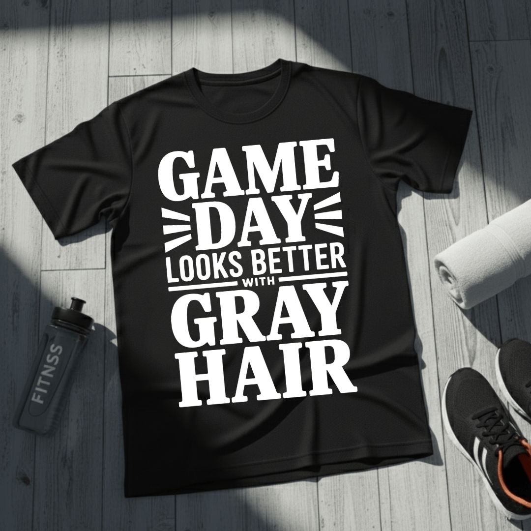 Game Day Looks Better With Gray Hair T-Shirt