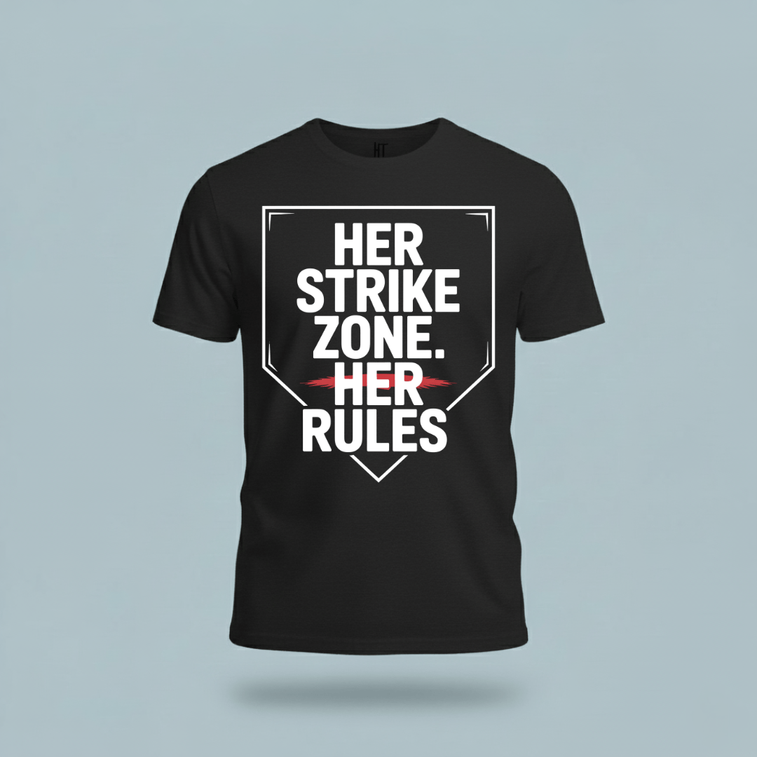 Her Strike Zone. Her Rules. T-Shirt