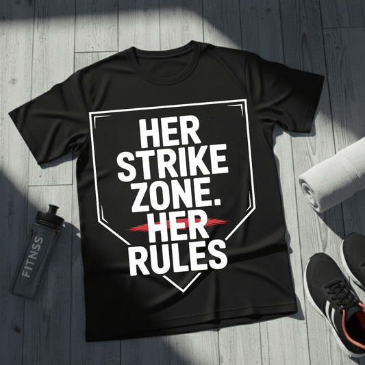 Her Strike Zone. Her Rules. T-Shirt