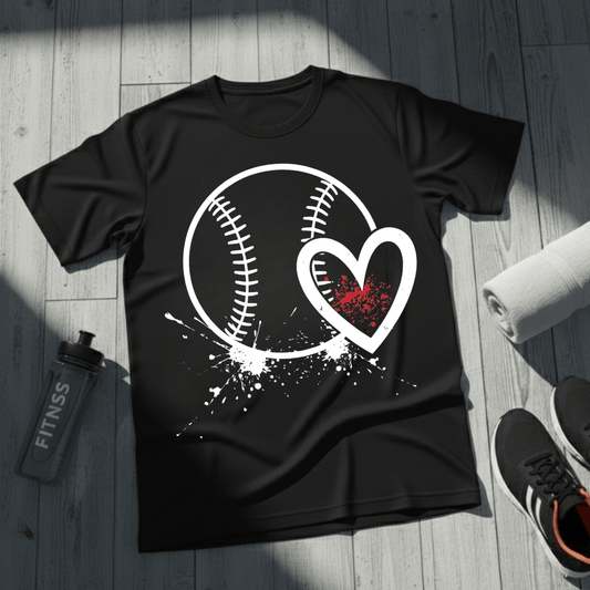 Softball Is Her Heartbeat T-Shirt