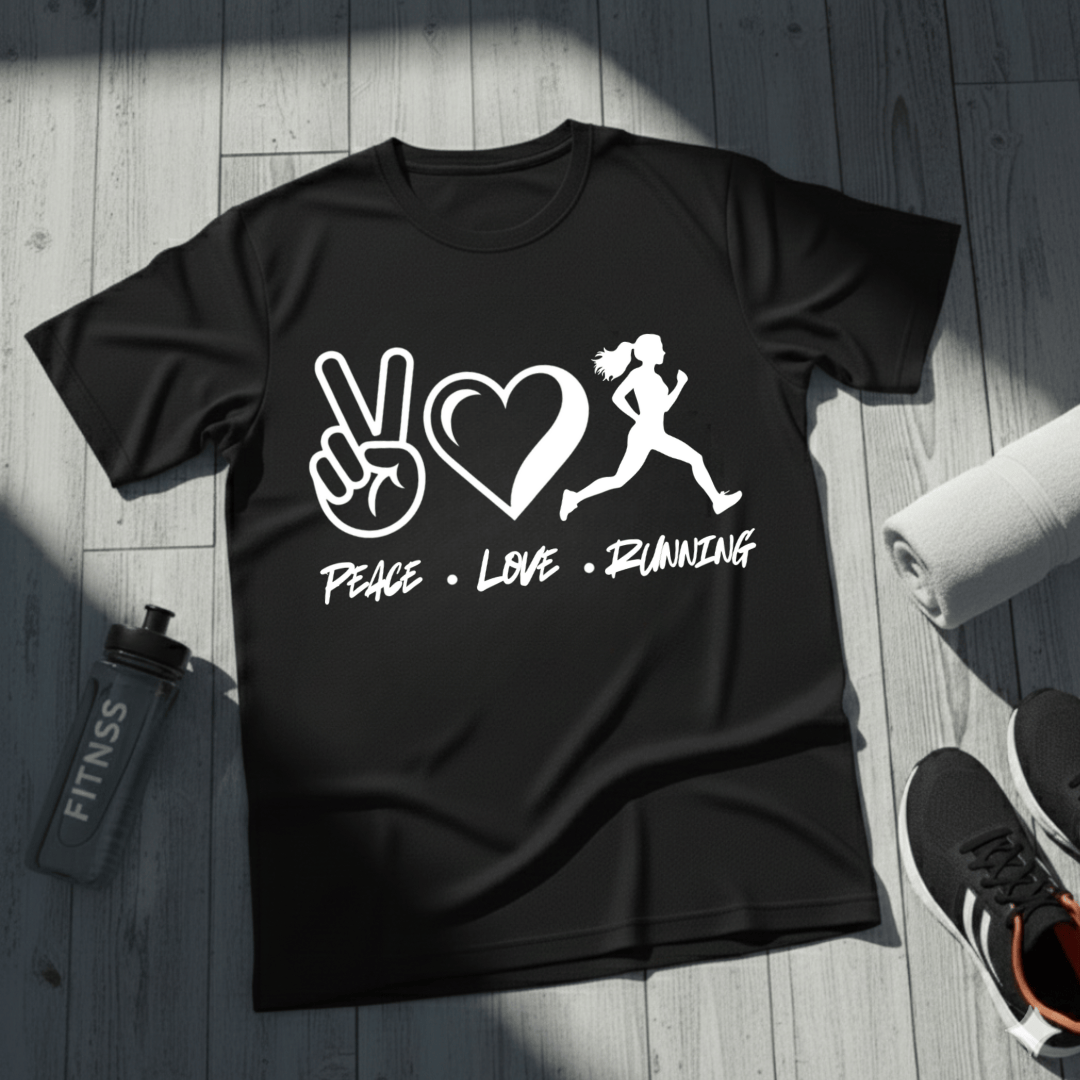 Peace • Love • Running T-Shirt