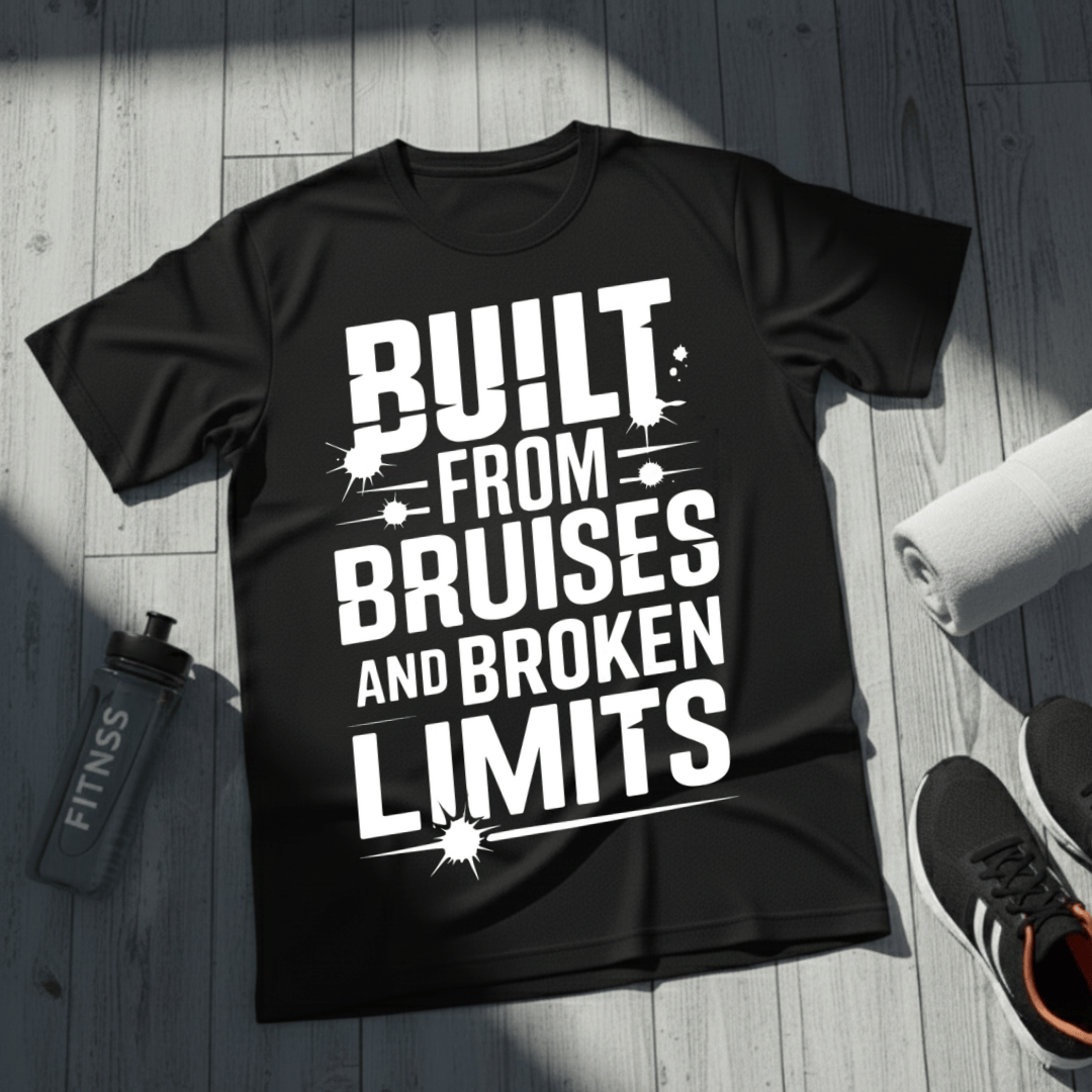 Built From Bruises And Broken Limits T-Shirt