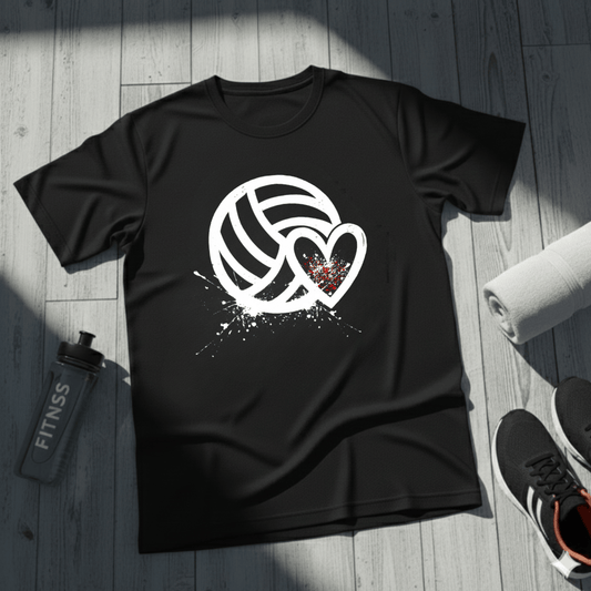 Volleyball Is Her Heartbeat T-Shirt
