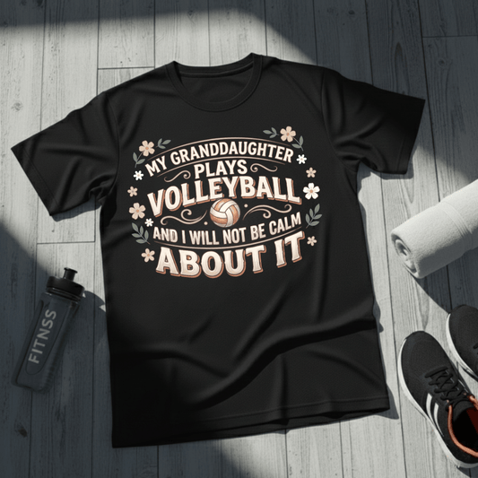 Granddaughter Plays Volleyball T-Shirt