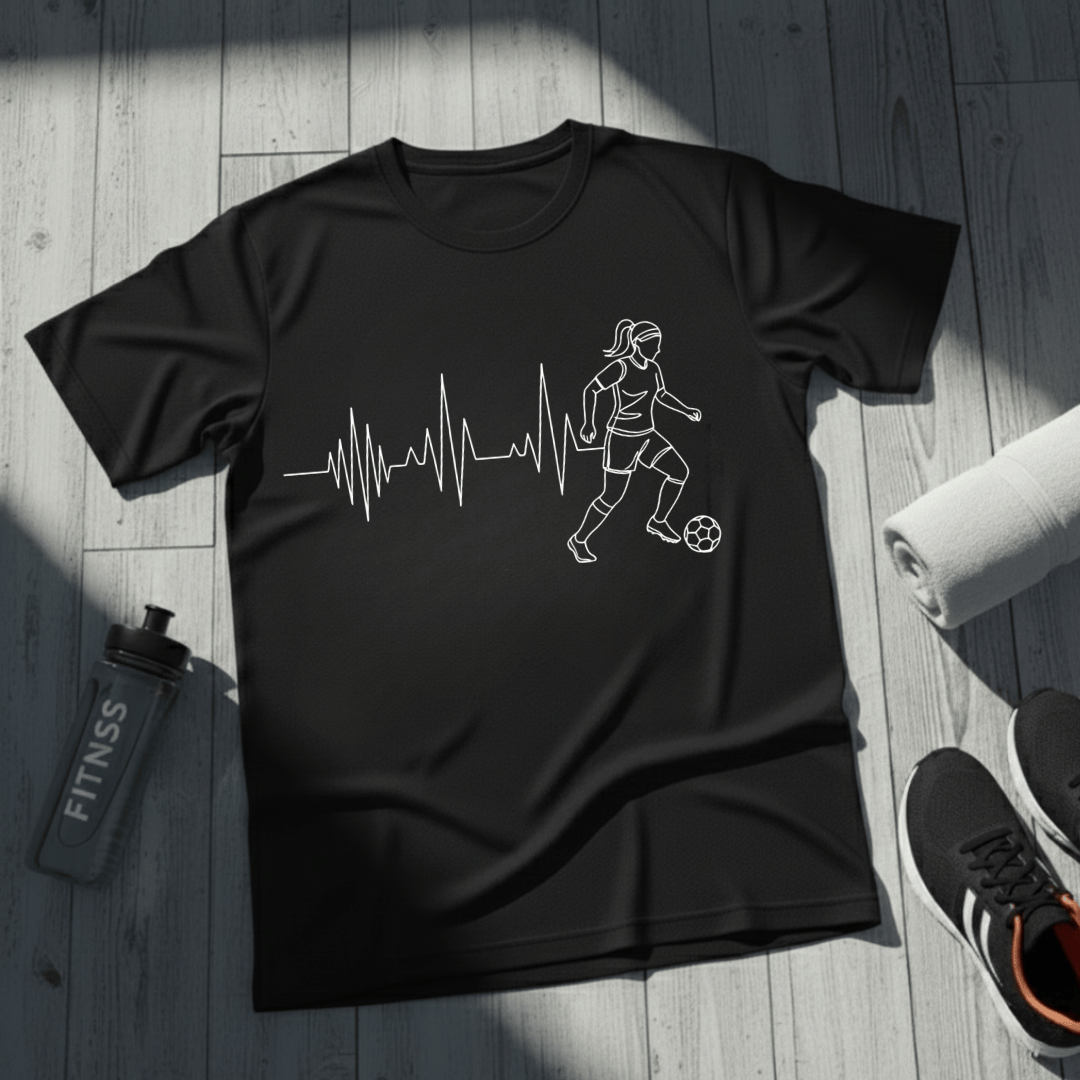 Soccer Heartbeat T-Shirt