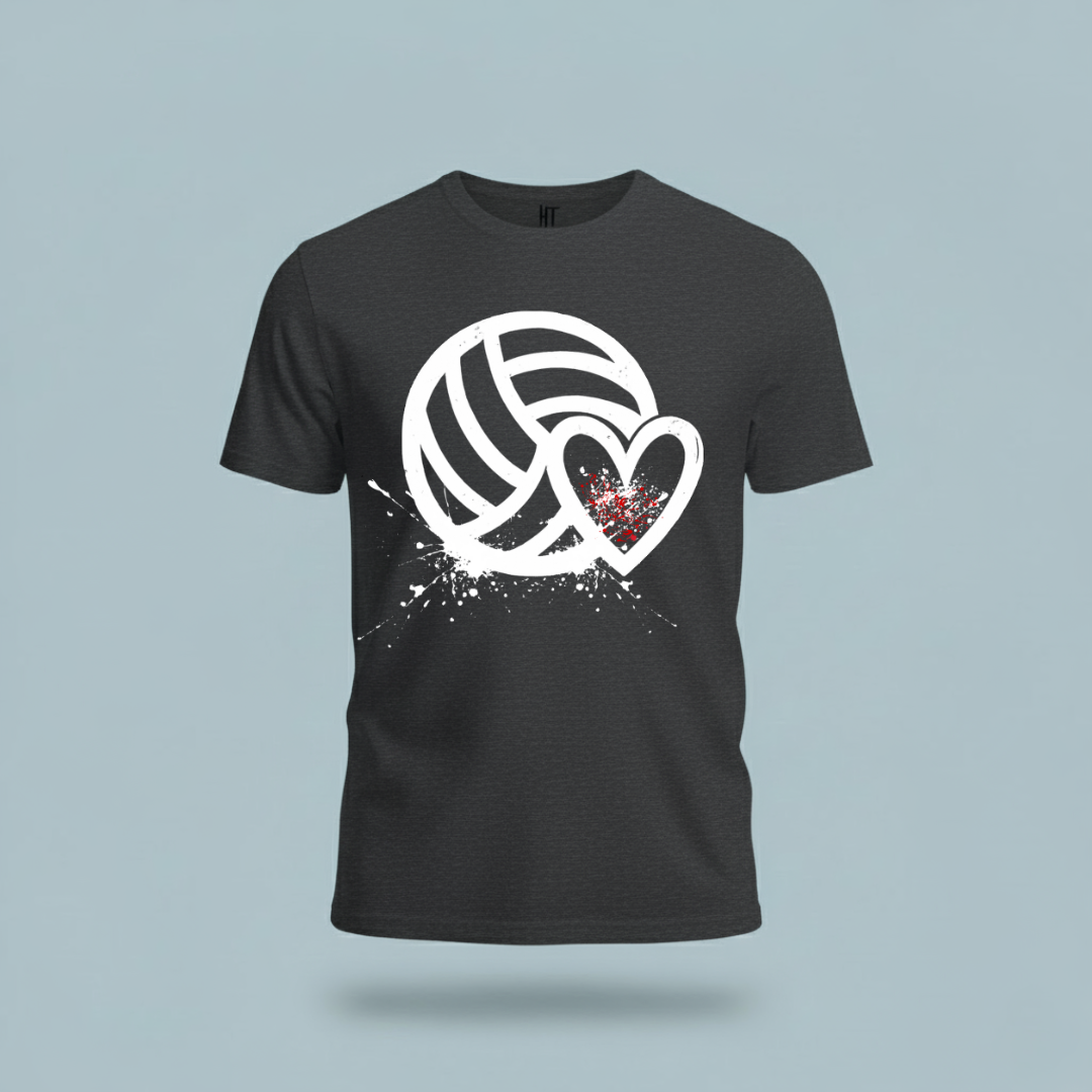 Volleyball Is Her Heartbeat T-Shirt