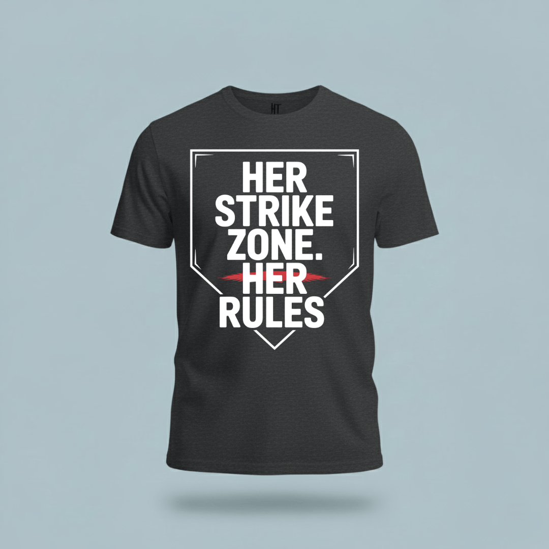 Her Strike Zone. Her Rules. T-Shirt