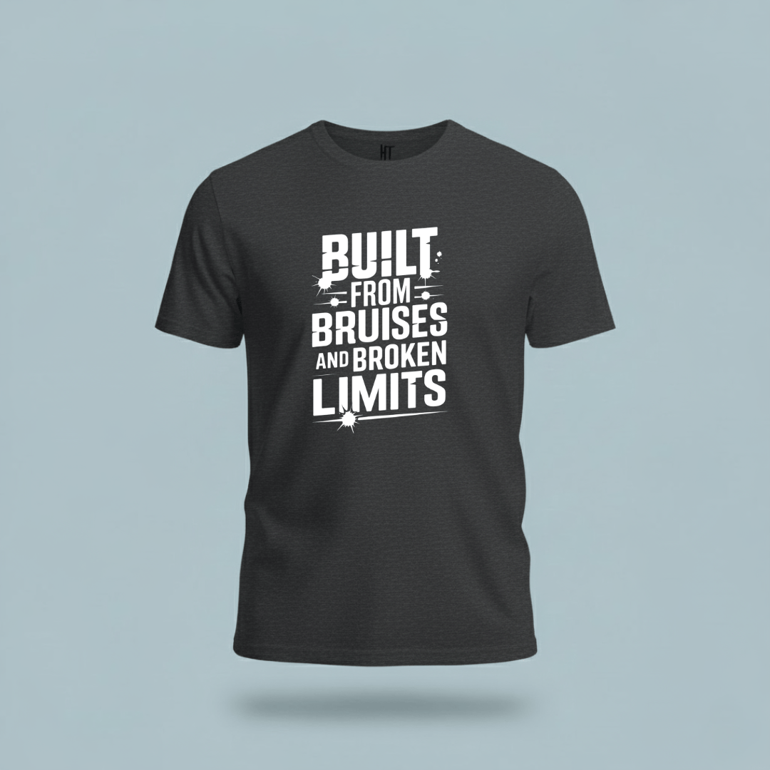 Built From Bruises And Broken Limits T-Shirt