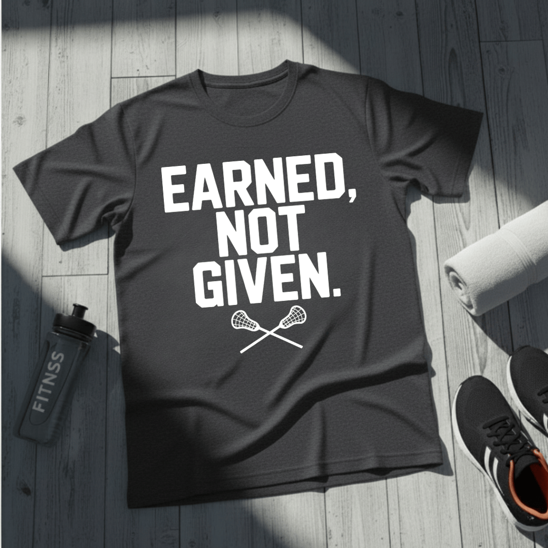 Earned Not Given Lacrosse T-Shirt