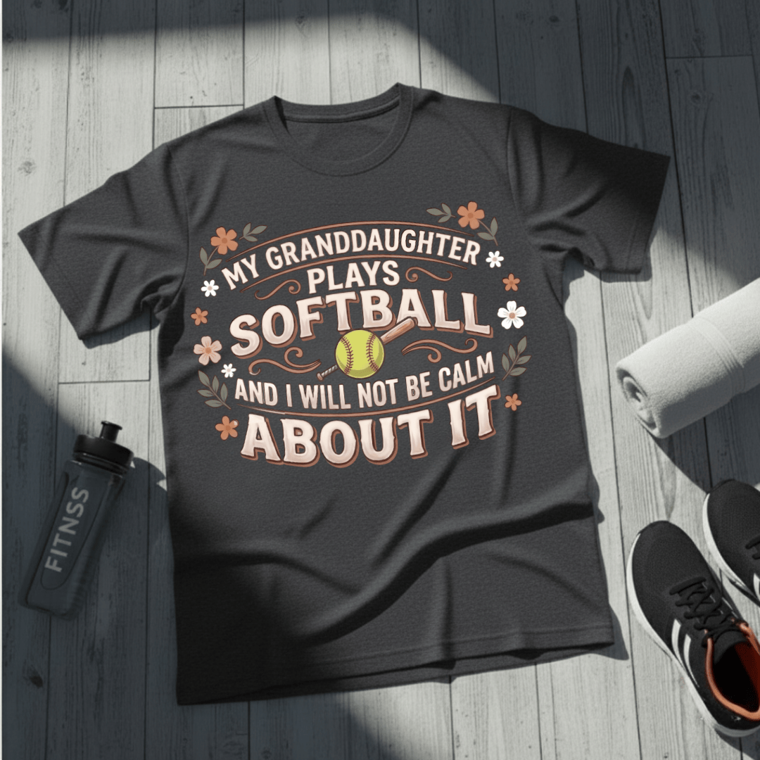 Granddaughter Plays Softball  T-Shirt