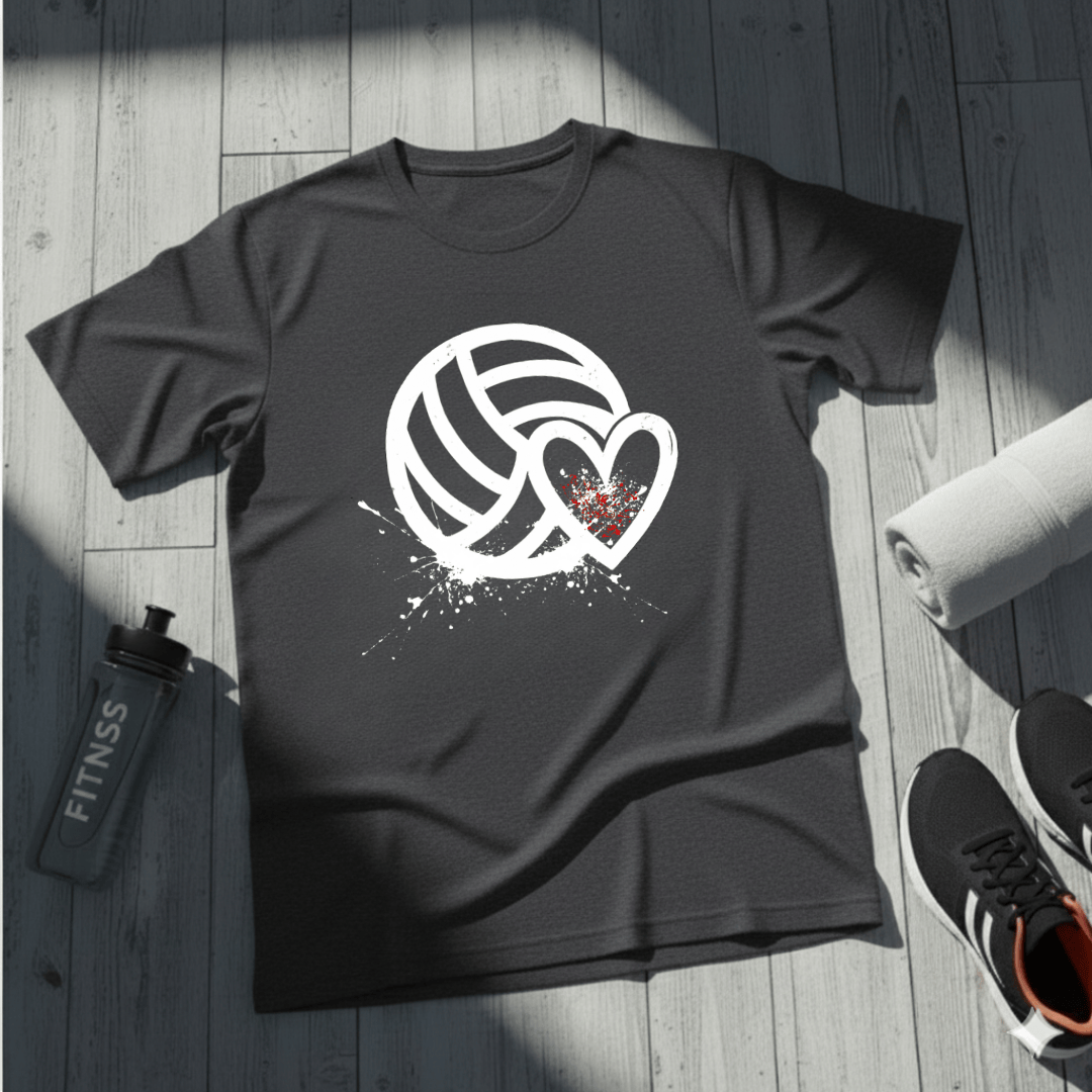 Volleyball Is Her Heartbeat T-Shirt