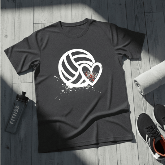 Volleyball Is Her Heartbeat T-Shirt
