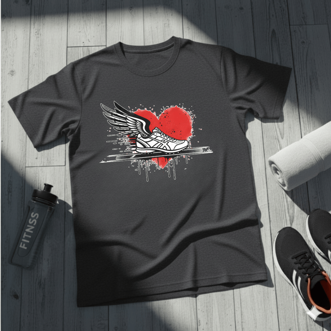 Running Is Her Heartbeat T-Shirt