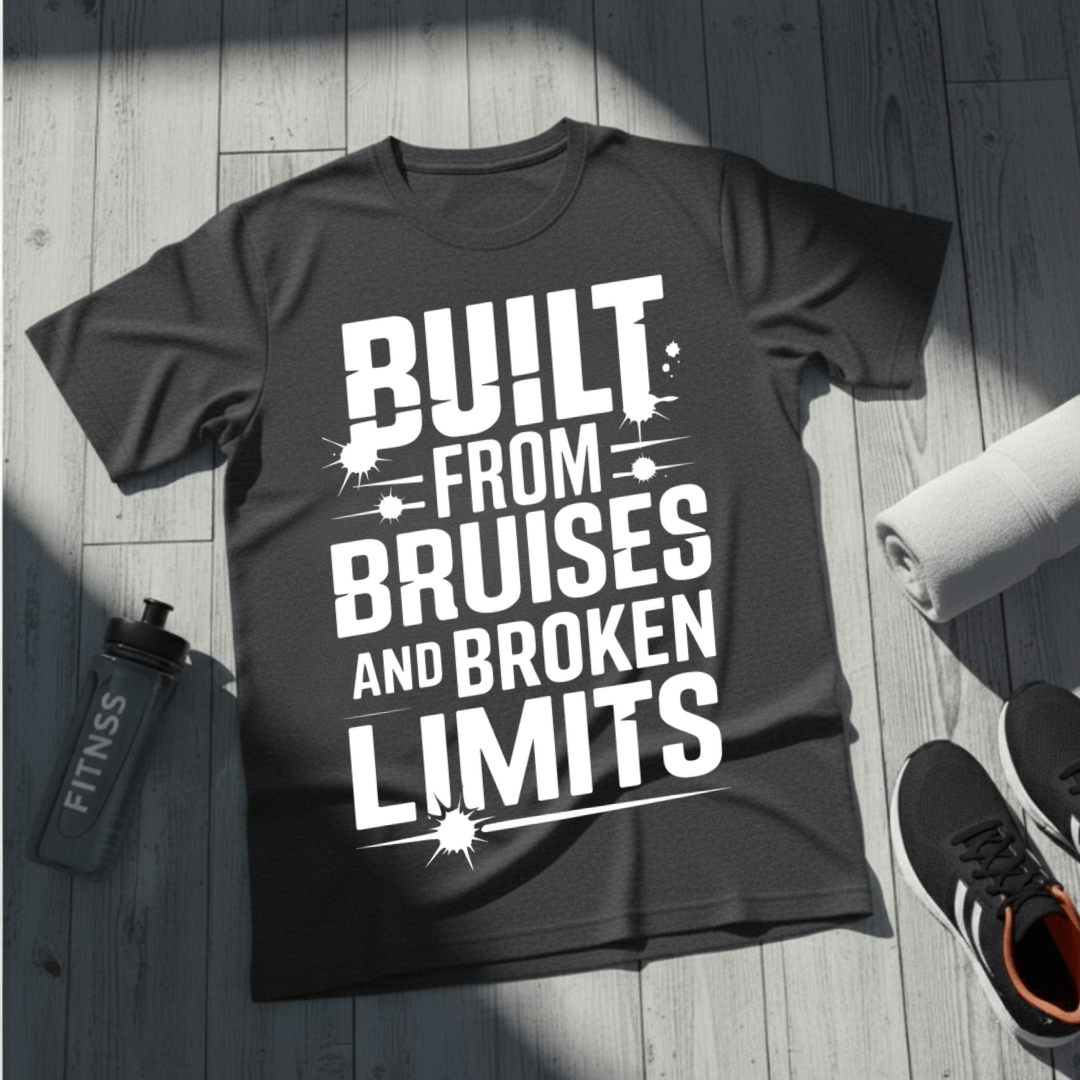 Built From Bruises And Broken Limits T-Shirt