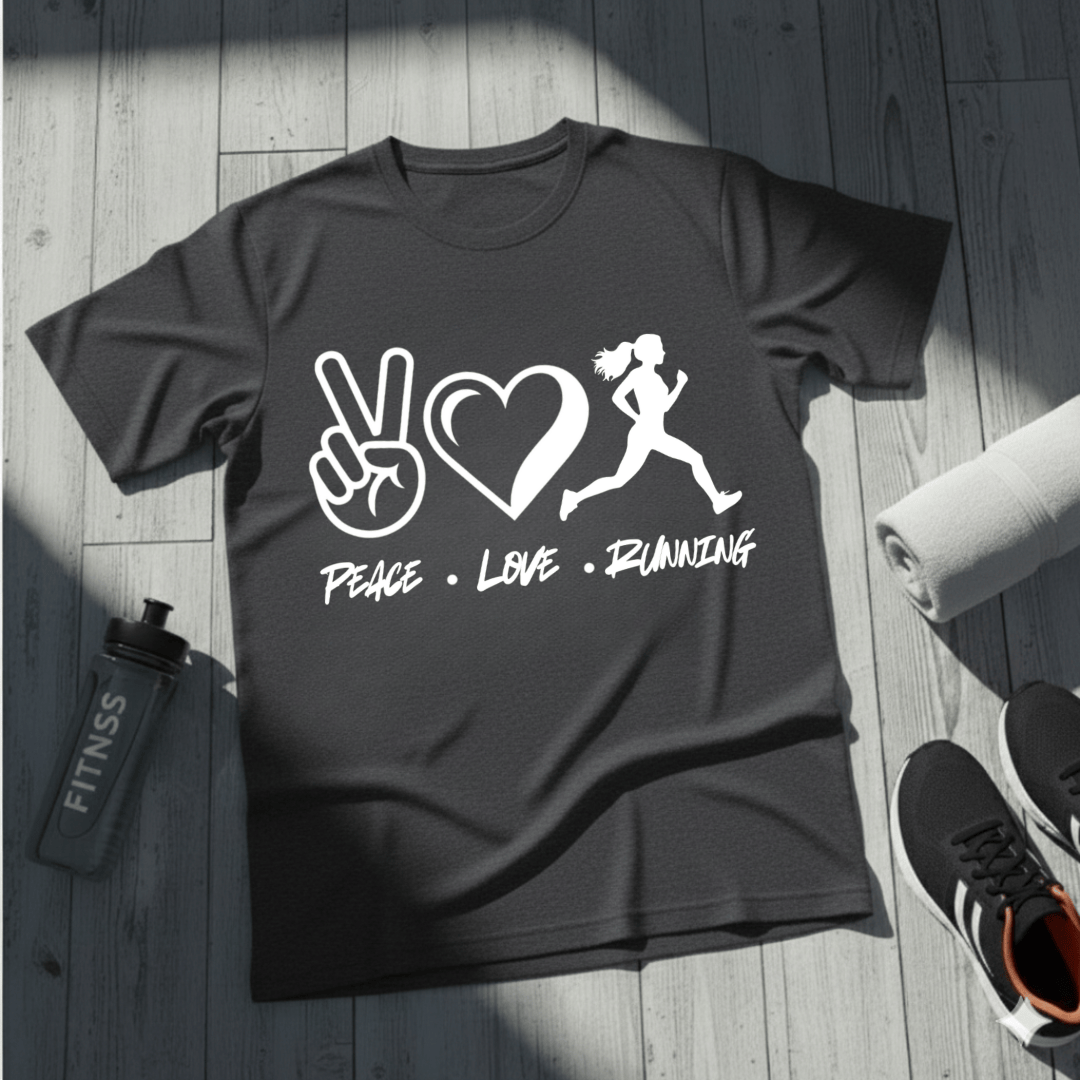 Peace • Love • Running T-Shirt