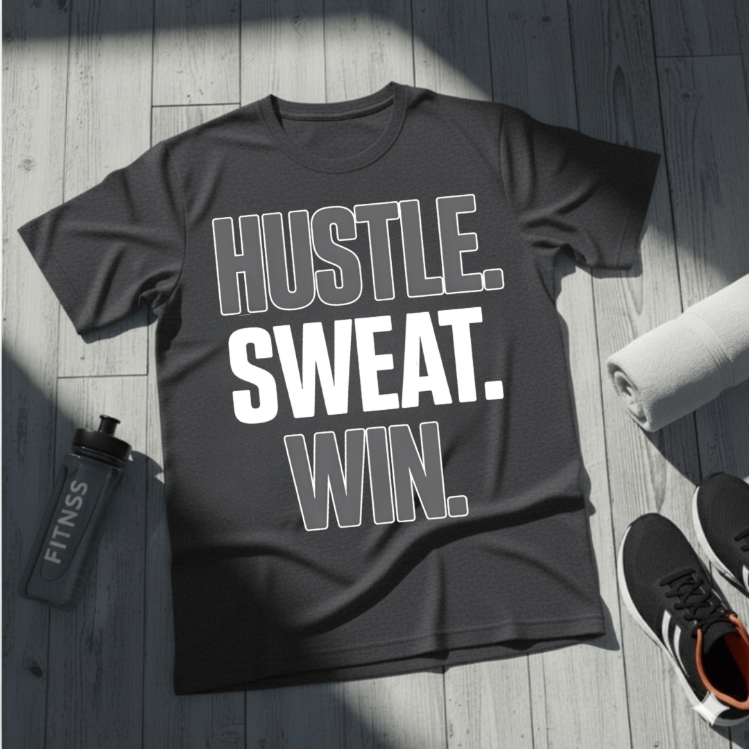 Hustle, Sweat, Win T-Shirt