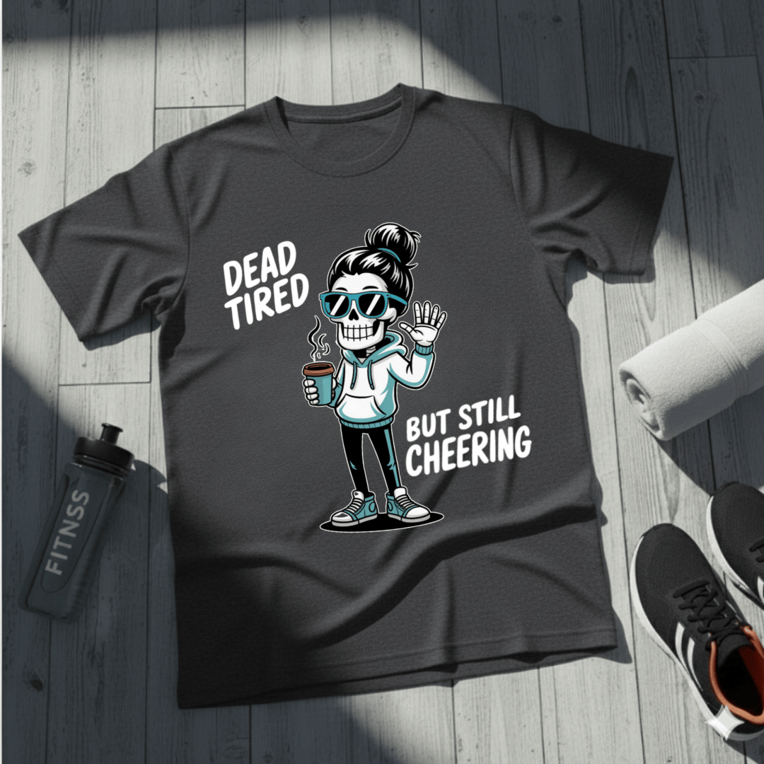 Dead Tired, Still Cheering T-Shirt