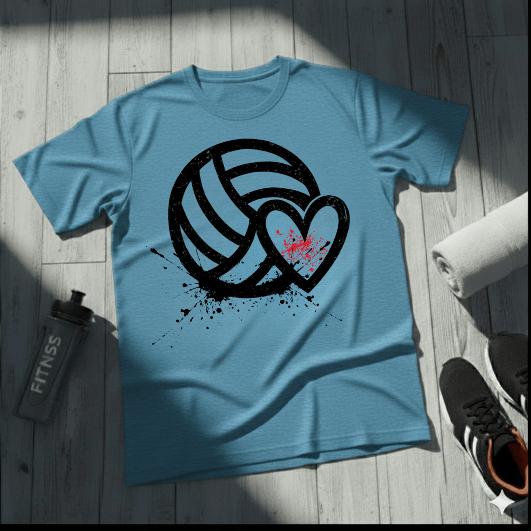 Volleyball Is Her Heartbeat T-Shirt