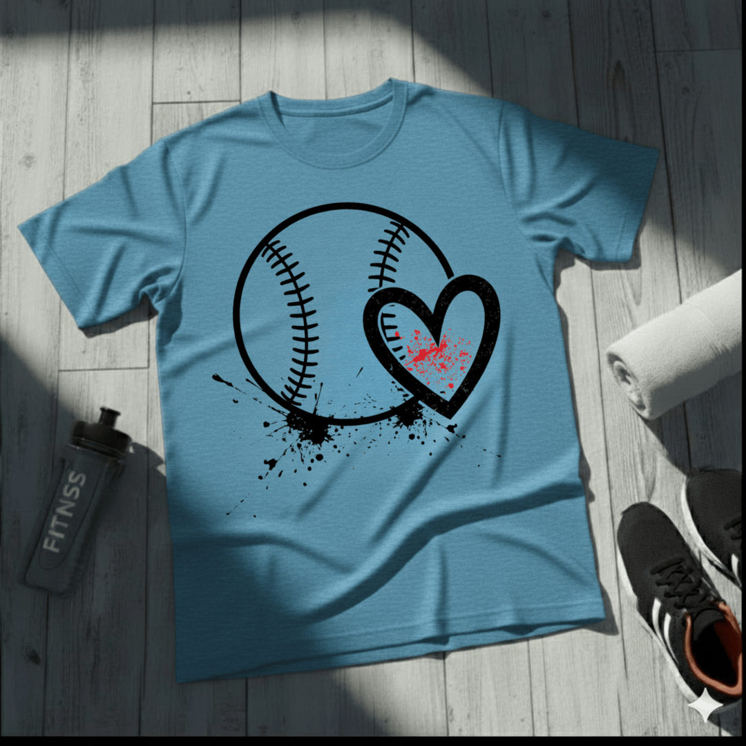 Softball Is Her Heartbeat T-Shirt