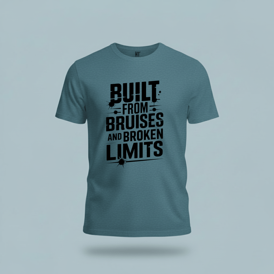 Built From Bruises And Broken Limits T-Shirt