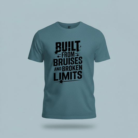Built From Bruises And Broken Limits T-Shirt