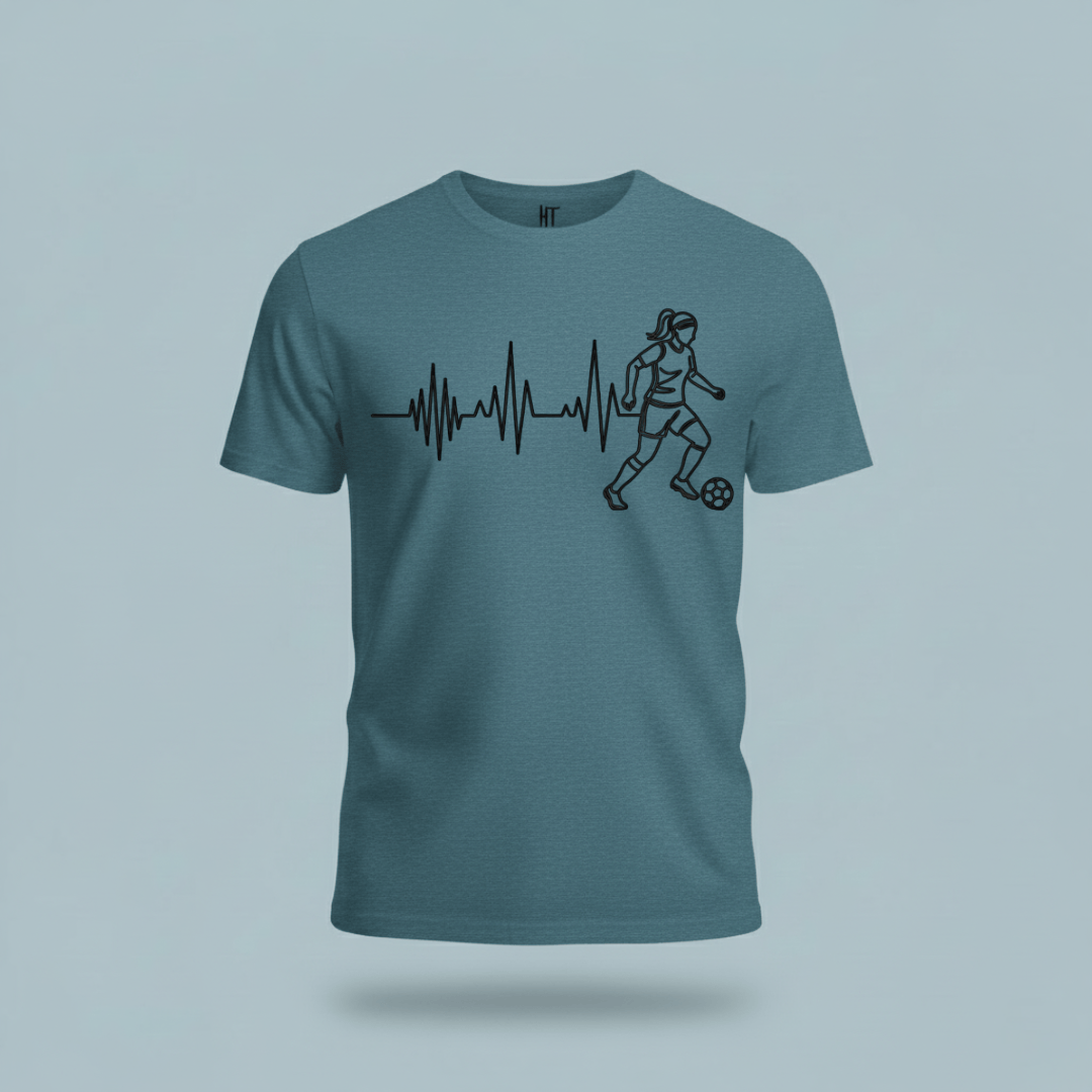 Soccer Heartbeat T-Shirt