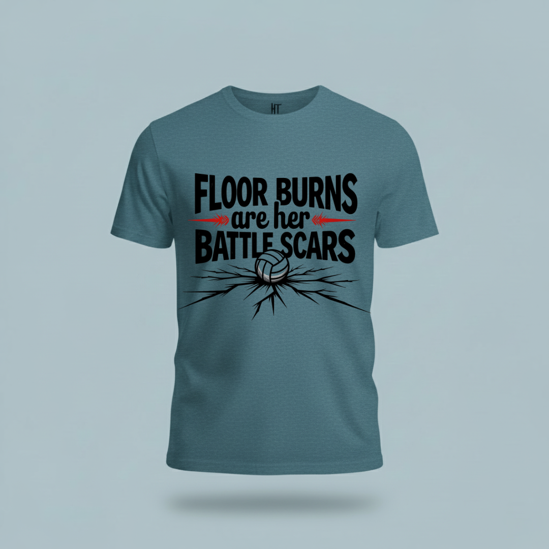 Floor Burns Are Her Battlescars T-Shirt