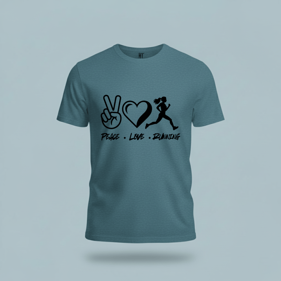 Peace • Love • Running T-Shirt