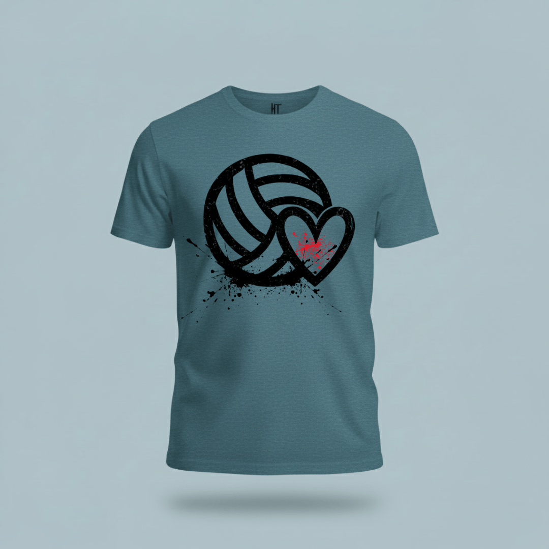 Volleyball Is Her Heartbeat T-Shirt