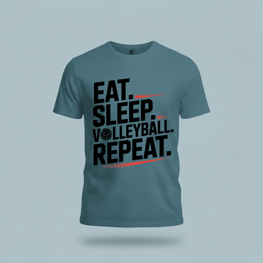 Eat.Sleep.Volleyball.Repeat  T-Shirt