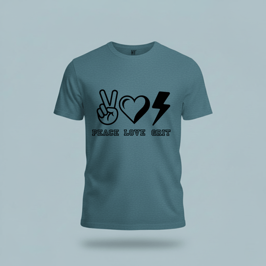 Peace, Love, Grit T-Shirt