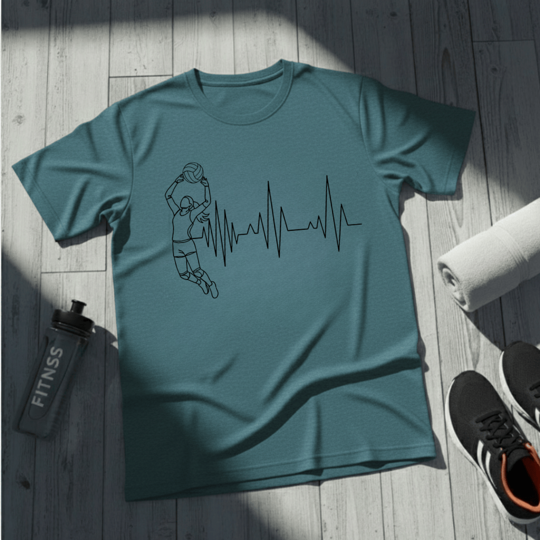 Volleyball Heartbeat T-Shirt
