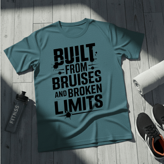 Built From Bruises And Broken Limits T-Shirt