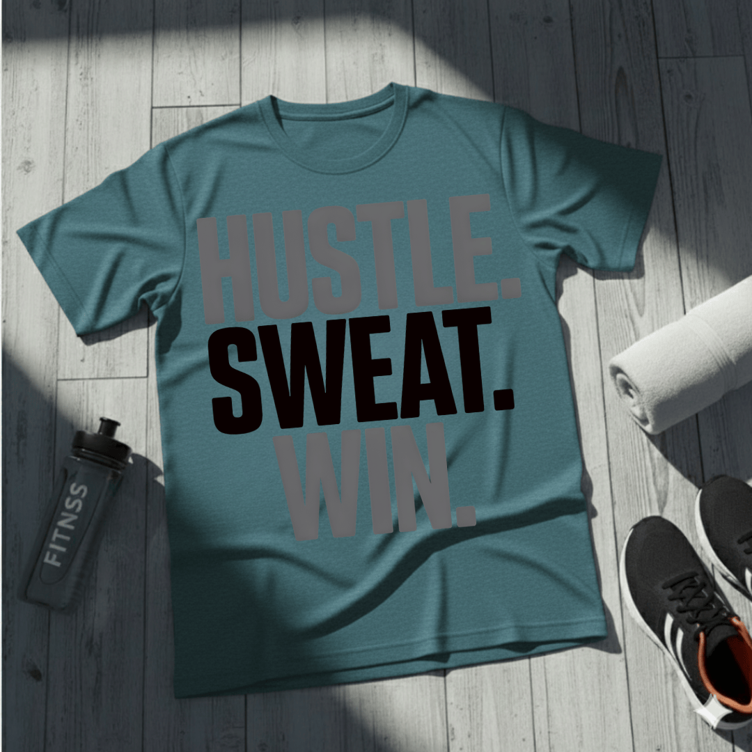 Hustle, Sweat, Win T-Shirt