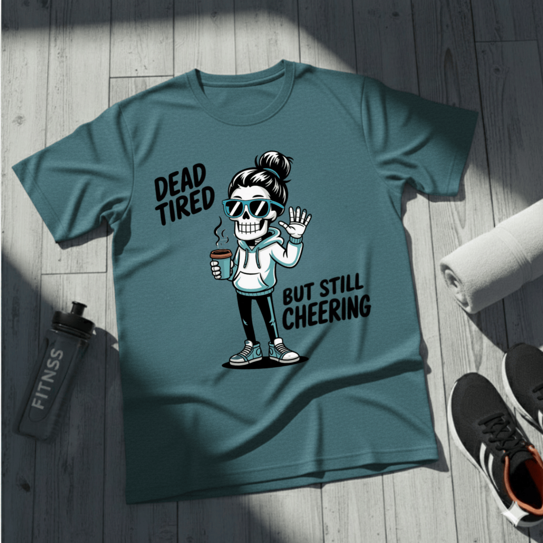 Dead Tired, Still Cheering T-Shirt