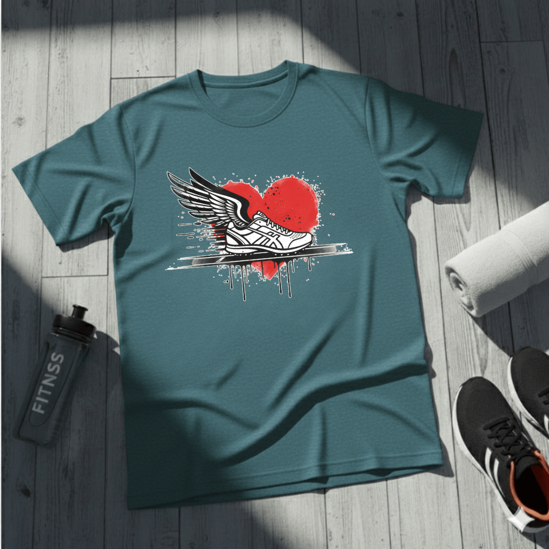 Running Is Her Heartbeat T-Shirt