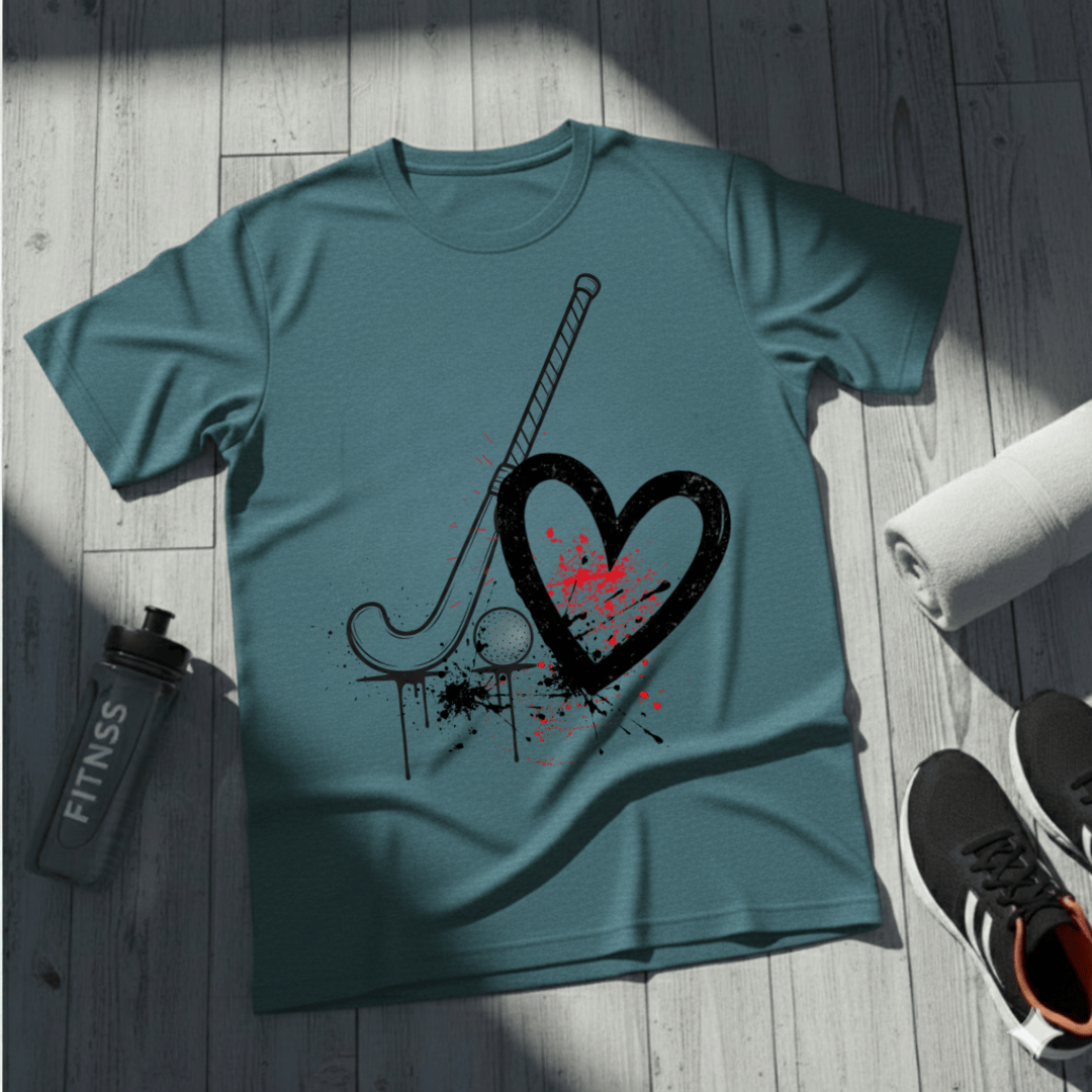 Field Hockey Is Her Heartbeat T-Shirt